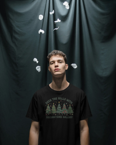 Deck The Halls Christmas T-shirts For Men Gildan 5000