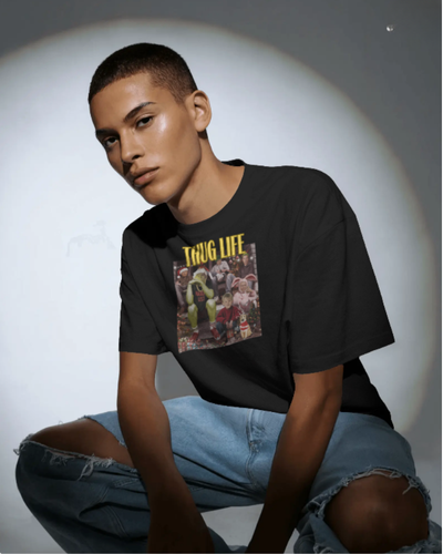 Thug Life Christmas T-shirts For Men Gildan 5000